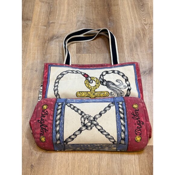 Brighton "Seas The‎ Day" Canvas Tote Bag - Picture 3 of 6